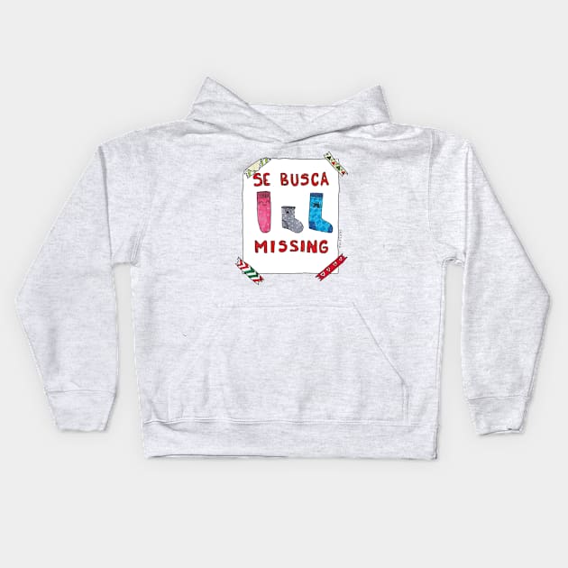 Lost in the washing machine Kids Hoodie by Fradema